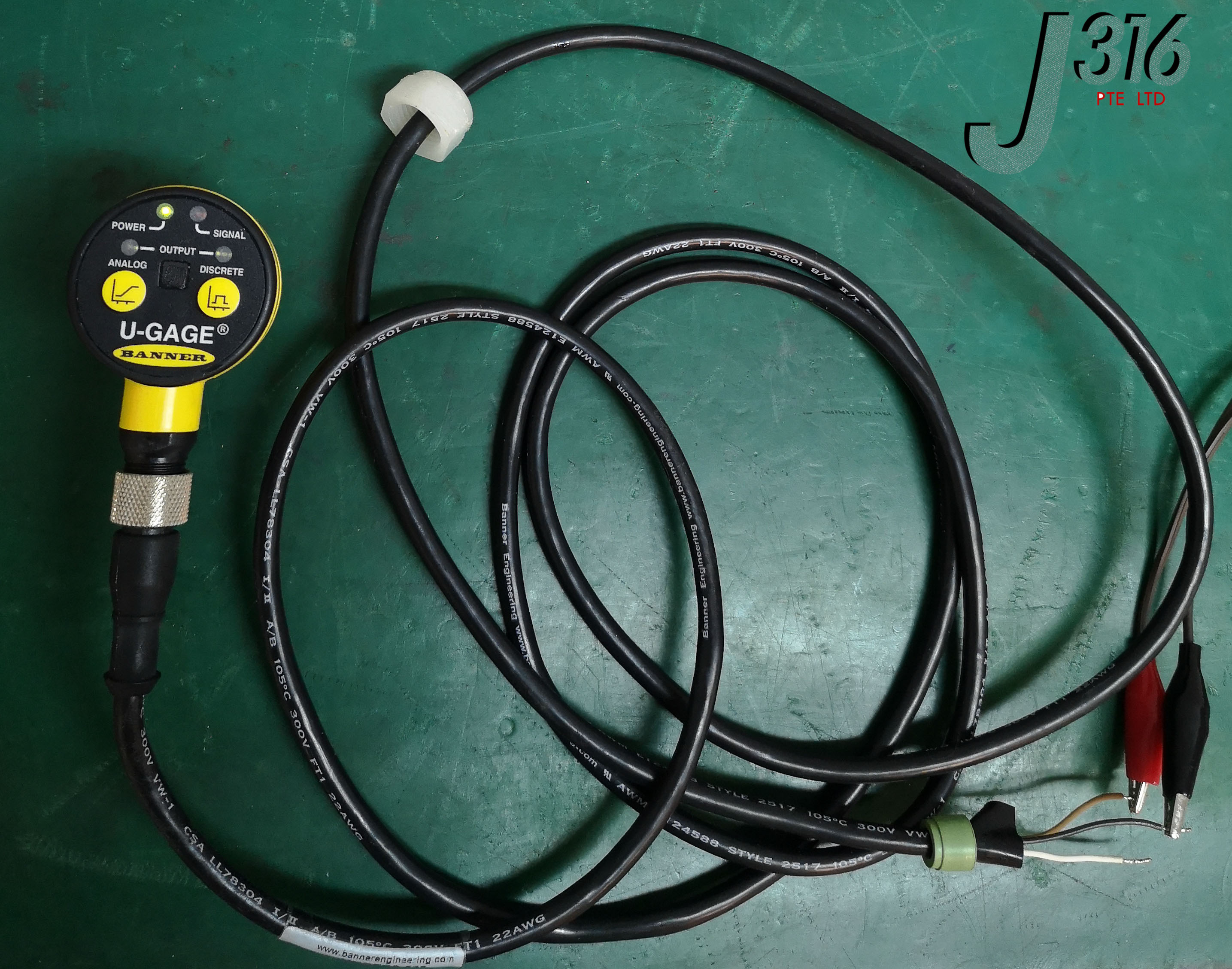 prior様 2268 BANNER U-GAGE ULTRASONIC SENSOR W/ CABLE MQDEC2-506 T30UINAQ